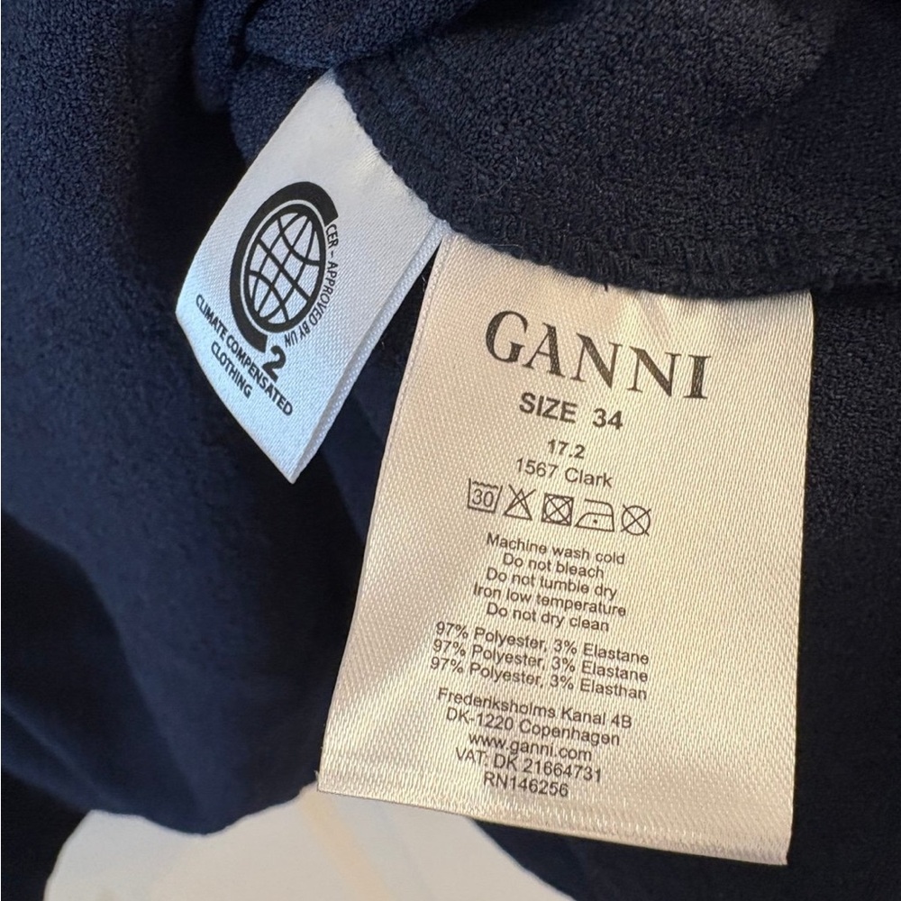 NWT Ganni Clark Dress Size 34 - Picture 6 of 7